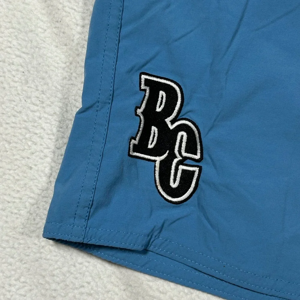 Patagonia Board Shorts Mens 34 Blue BC‎ Patch Zipper Pocket Swim Trunks
